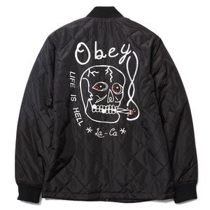 Obey Bomber “Life is Hell” Jacket